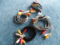 Assorted Audio Video cables