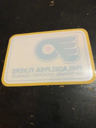 Nice 1980s-1990s NHL Philadelphia Flyers window sticker, View more