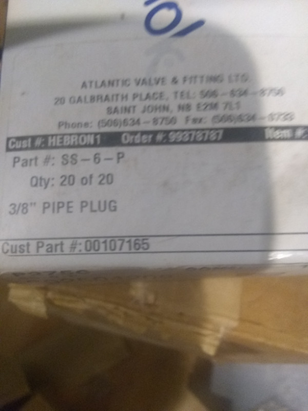 Stainless 316 SWAGELOK FITTINGS in Other Business & Industrial in St. John's - Image 2