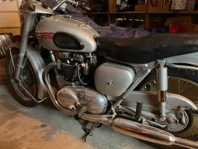 Original condition 1956 Triumph Thunderbird. Exceptional untouched condition. Has been in dry heated...