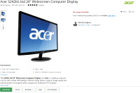 Acer 24" Monitor S243HL
