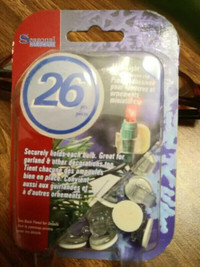New Christmas light clips, 100 pcs & 26 PC's adhesive, 1/2 price