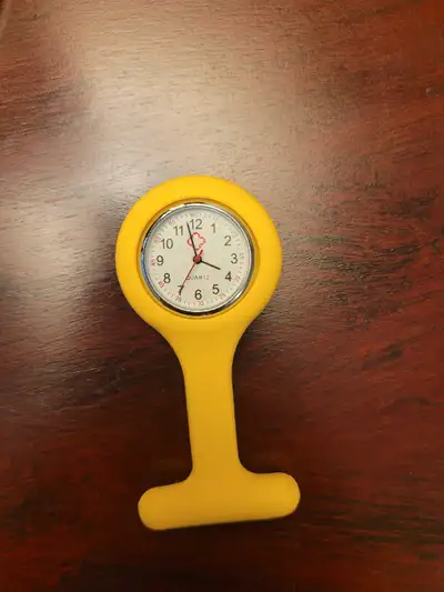Brand new Yellow colour Quartz Easy attach to work uniform Battery works great