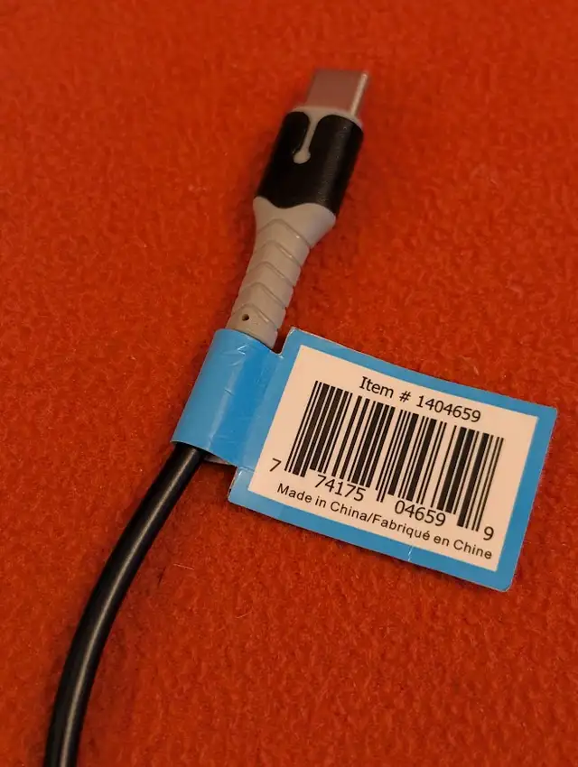 3-ft cable, USB-C to lightning65054560720515122