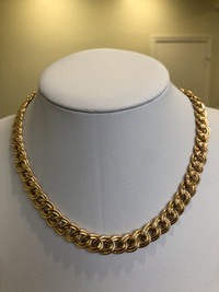 Collier en or 14k gold choker style necklace chain