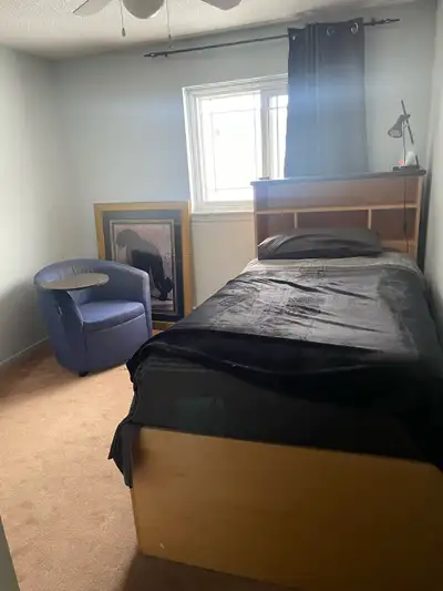 Room for rent in a clean & quiet 4 bedroom townhouse. Working M / F or Full-time student. 2 bathroom...