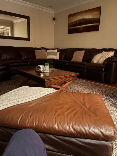 Leather Sectional Sofa, View more