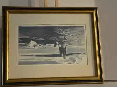 **** Windsor Art "The Cash Hunter" Framed Print 16 1/2 x 20 1/2, View more