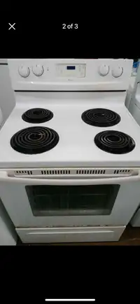 Whirlpool coil stove with 30 days warranty 