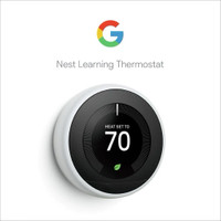 Google Nest Learning Thermostat (3rdGen) in Stainless Steel