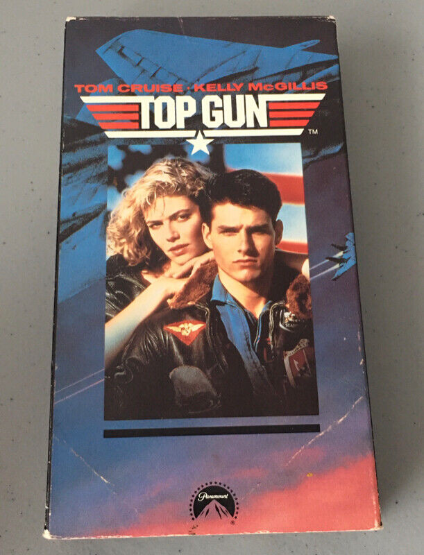 Top Gun Movie VHS Video Cassette dans CD, DVD et Blu-ray  à Ville de Montréal
