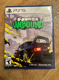 Need for Speed Unbound PS5 barley used $40