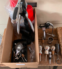 Box of Bar Accessories