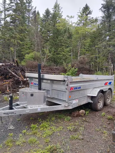 12' dump trailer for rent