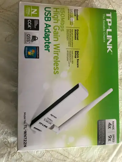 TP_LINK 150 mbps High gain wireless USB Adapter new, View more