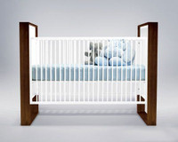 Crib/bouncer/high chair bundle?  Top quality! Designer items