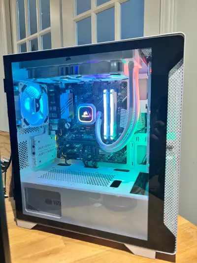 custom built office computer all white, View more