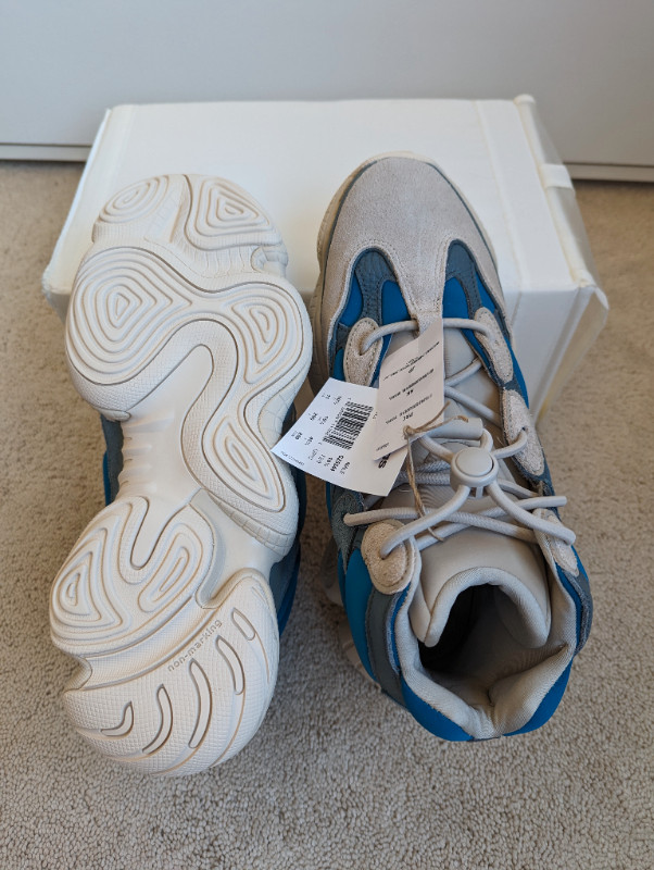 Authentic Yeezy 500 High Frosted Blue - Size 11 in Men's Shoes in Oakville / Halton Region - Image 4