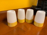 Set of 4 Vintage Tupperware Egg Cups with Lids Holders