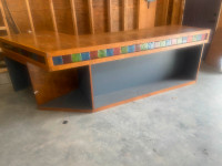 Custom-Made All Wood Retail Counter