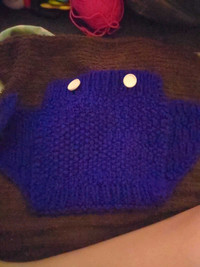 Crocheted diaper cover