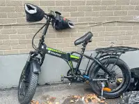 Electric bike - only 3 months used (+additional accessories)