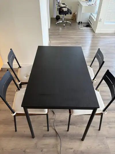 IKEA Dining Table and Chairs, View more