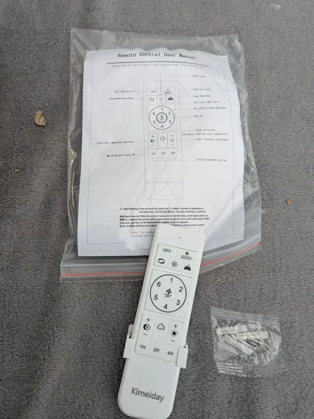 Modern Bladeless Ceiling Fan with Light & Remote, DC Motor, 6 Sp in Indoor Lighting & Fans in Mississauga / Peel Region - Image 10