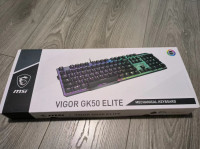 MSI Vigor GK50 Elite Mechanical Gaming Keyboard-Brand new