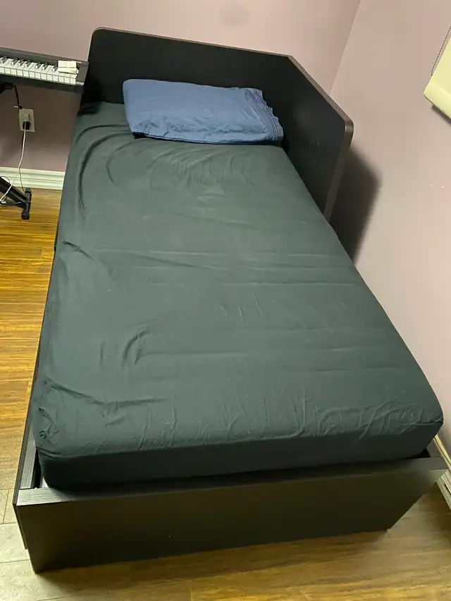 Black Twin Bed