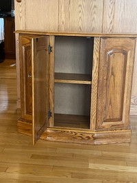 cabinet and mirror