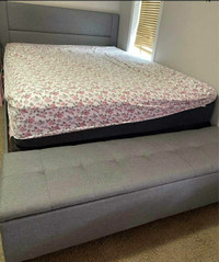 queen storage bed