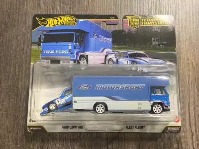 Hot Wheels Premium Team Transport Ford Capri GR5 blue, View more