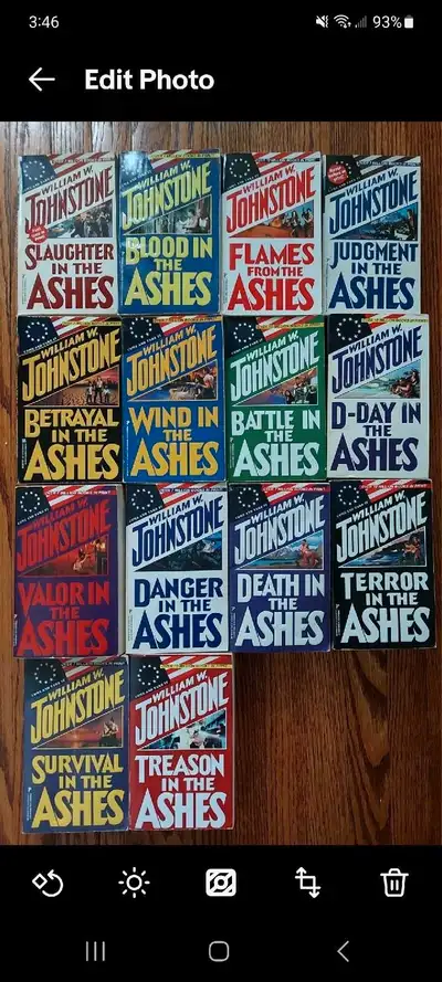 As per pics. The very thought provoking Out of the Ashes is a great read especially in today's situa...