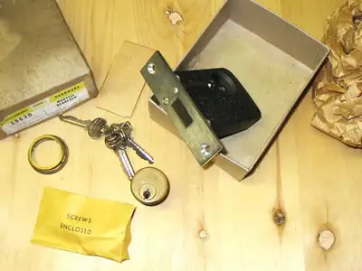 CORBIN RUSSWIN SATIN CHROME MORTISE DEADLOCK ~ NEW!, View more