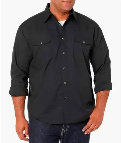 Wrangler Long Sleeve Western Shirt, View more