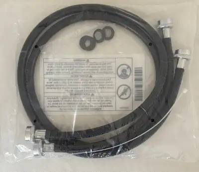 NEW washing machines cold and hot hoses, View more