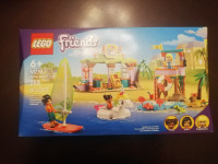 Brand New Sealed Lego Friends surfer beah fun building toys Kit
