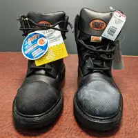 NEW Men's Steel Toe Safety Boots (Size 7)