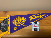 Mitchell & Ness 1981 Tripple Crown Pennant/Card/Box
