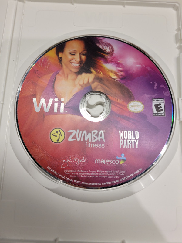 Zumba fitness world party Wii in Nintendo Wii in City of Toronto - Image 3