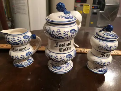 NORITAKE China Hand Painted Sugar Bowl w/ Lid, Creamer and insta, View more