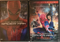 Spiderman DVDs (The Amazing Spider-Man 1 and 2, Green Goblin)