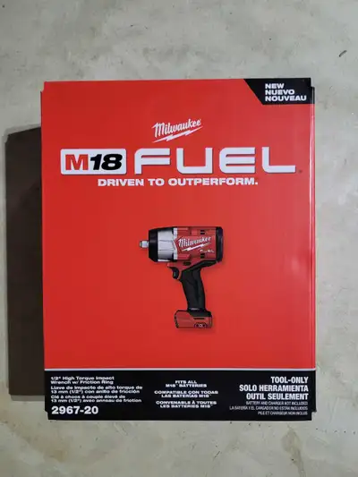 I have this brand new in box Milwaukee Tool M18 FUEL 1/2" High Torque Impact Wrench w/ Friction Ring...