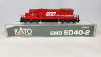 Kato N Scale Custom SOO Line SD40-2 Loco Road #6619