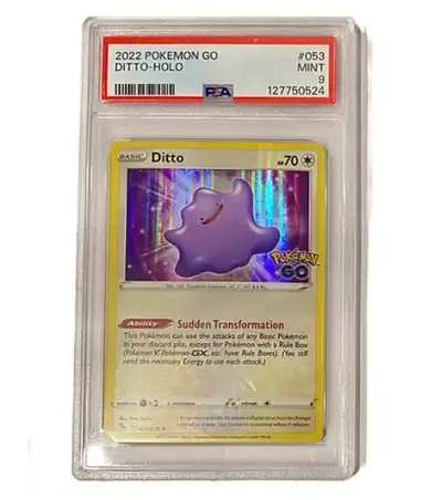 2022 Pokémon #053 Ditto - GradedCard (PSA 9), View more