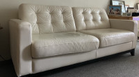Leather couch in good condition for sale