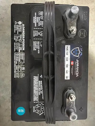 Brand new premium 12 volt Armada from 2026 RV. Upgraded to lithium upon rv delivery.