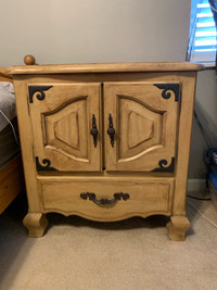 Rustic Cabinet / Nightstand (29" W x 30" H x 16" D)