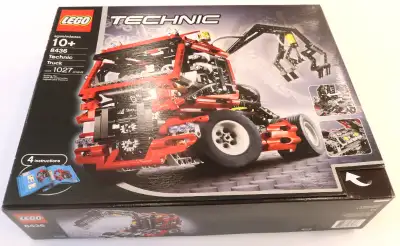 Lego 8436 - Truck – Technic - neuf/new Box unopened and in excellent condition. Boîte en excellent é...